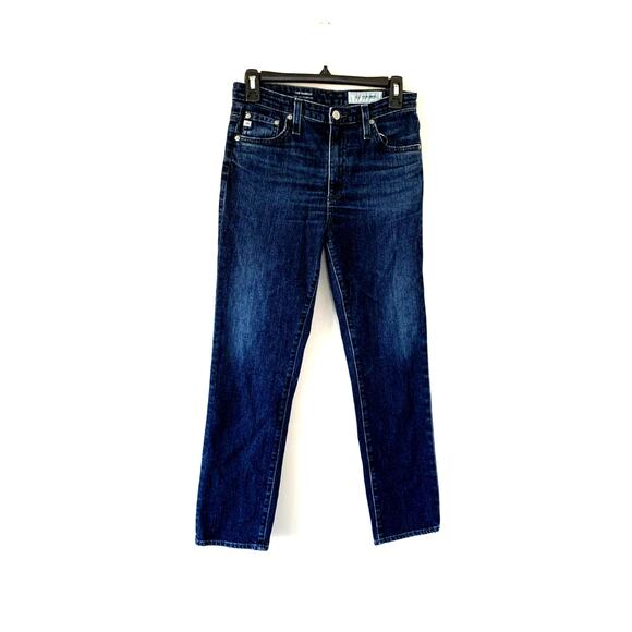 Adriano Goldschmied Dark Wash The Isabelle Straight Leg Jeans Size 26R - Picture 1 of 5